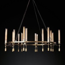 Подвесная люстра RH FONTANELLE Round Chandelier 16 ImperiumLoft