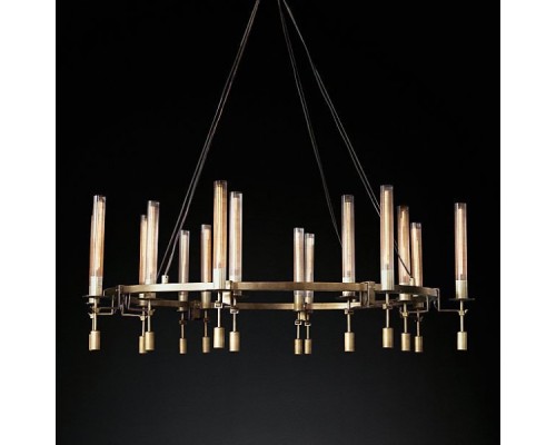 Подвесная люстра RH FONTANELLE Round Chandelier 16 ImperiumLoft