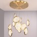 Дизайнерская подвесная люстра ЛУНА lighting collection D70 ImperiumLoft