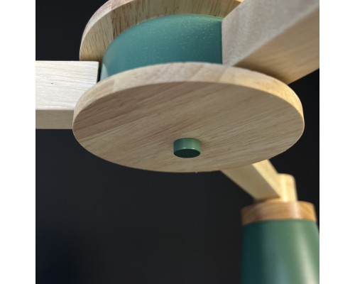 Потолочная люстра PROP 3 Green ImperiumLoft