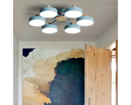 Потолочная люстра MOVE 5 Gray