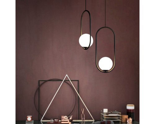 Подвесной светильник Matthew McCormick hoop 50 Silver MILA Pendant