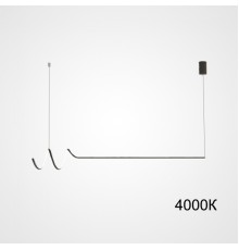 Подвесной светильник DAMARIS L120 Black 4000К ImperiumLoft