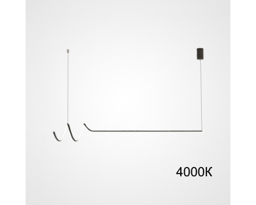 Подвесной светильник DAMARIS L120 Black 4000К ImperiumLoft