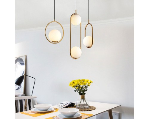 Подвесной светильник HOOP DUO Chrome ImperiumLoft