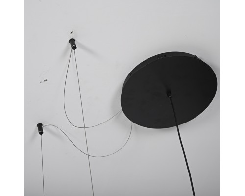 Реечный подвесной светильник PALMA Wall lamp 2 шара + 1 вазон горизонтальная ImperiumLoft