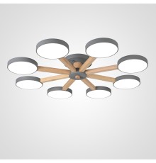 Потолочная люстра TURNA 8 Gray ImperiumLoft