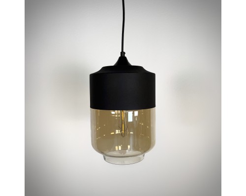 Подвесной светильник NORD A D18 Black/Amber ImperiumLoft
