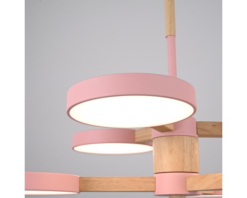 Люстра на штанге TURNA DBL L6 Pink