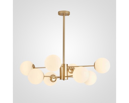 Люстра на штанге ROUNDI BRASS L8 ImperiumLoft