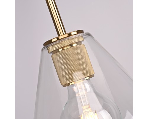 Подвесной светильник RH Utilitaire Funnel Pendant Brass ImperiumLoft