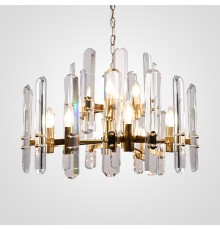 Подвесная люстра RH BONNINGTON Chandelier natural brass D660 ImperiumLoft
