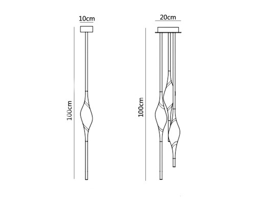 Подвесной светильник PEZZO D10 ImperiumLoft