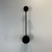 Бра Via Pin Wall L41,5 Black ImperiumLoft