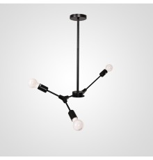 Люстра на штанге LATE D55 Black ImperiumLoft