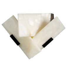 Бра Pierre Chareau Manner Large Fly 3 Alabaster Sconces ImperiumLoft