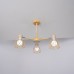 Потолочная люстра CORF B3 Yellow 3 lamps ImperiumLoft