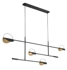 Люстра BOLIA LEAVES PENDANT Black 4000К ImperiumLoft