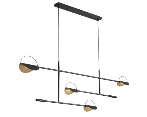 Люстра BOLIA LEAVES PENDANT Black 4000К ImperiumLoft