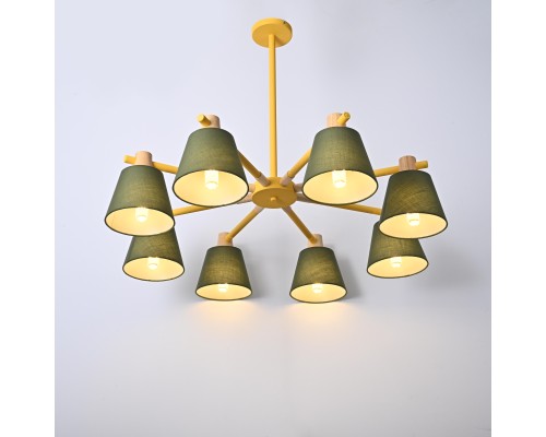 Люстра на штанге NATURA A GREEN 8