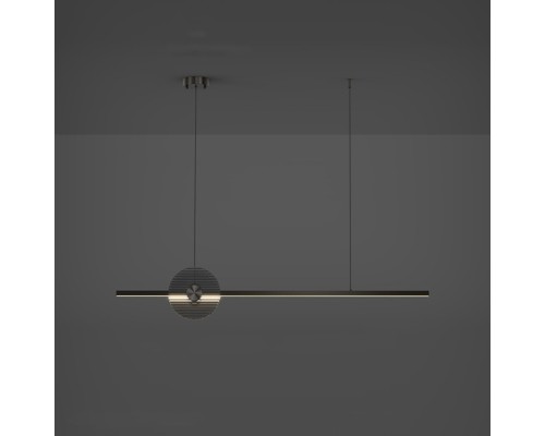 Реечный, рядный светильник ZVI L100 Black ImperiumLoft