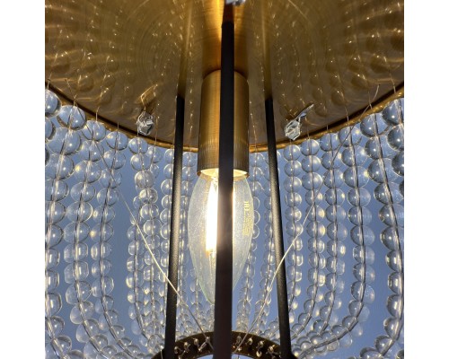 Потолочная люстра JACQUELINE WHITE SCONCE brass