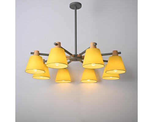 Люстра на штанге NATURA A YELLOW 8