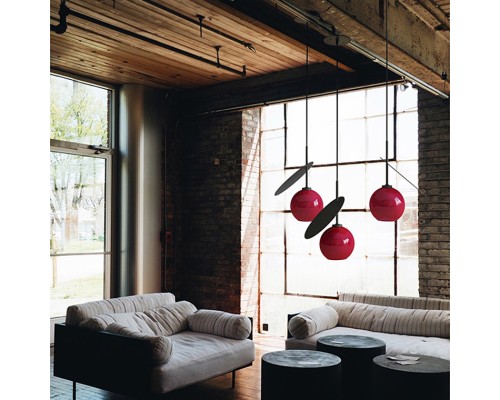 Подвесной светильник CHERRY D25 Black/White ImperiumLoft