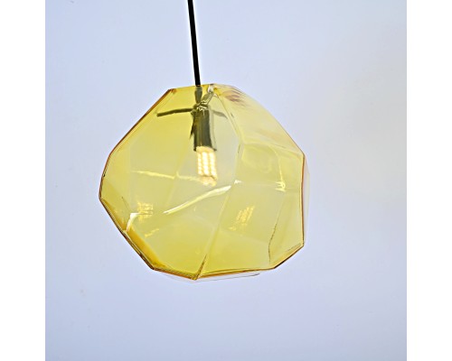 Подвесной светильник Color Ice Cube Pendant JEVIO 1 Янтарный