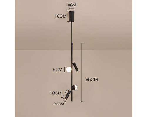 Подвесной светильник SNOTRA L5 Black 3000К ImperiumLoft