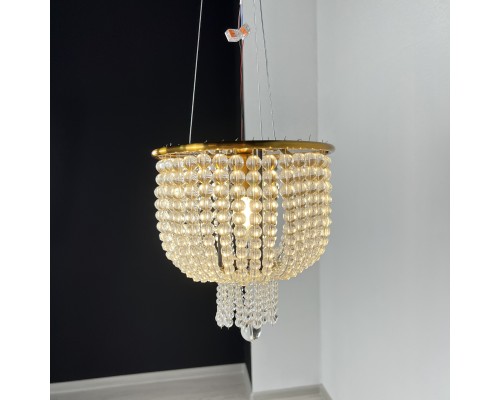 Потолочная люстра JACQUELINE WHITE SCONCE brass