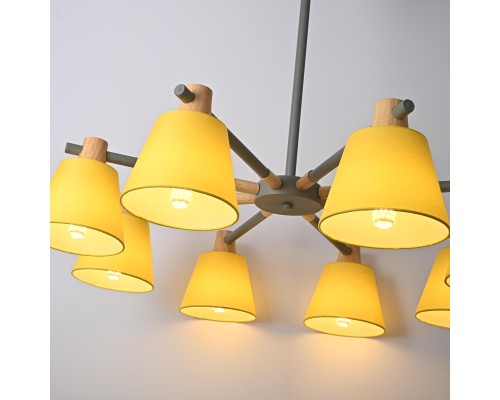 Люстра на штанге NATURA A YELLOW 8