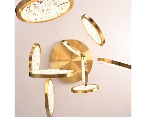 Дизайнерская подвесная люстра ЛУНА lighting collection D50 ImperiumLoft