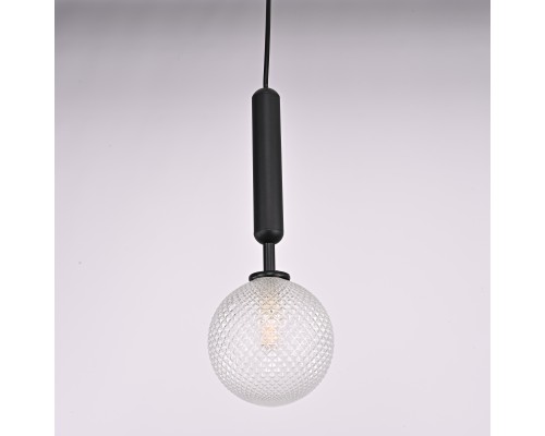 Подвесной светильник RAFFIN Black/Transparent