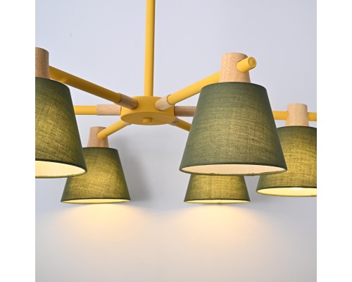 Люстра на штанге NATURA A GREEN 6