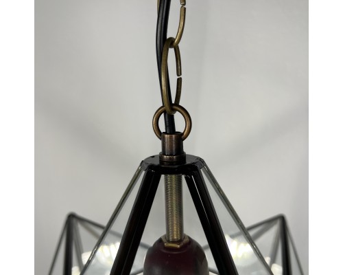 Люстра Black Star Clear Glass 20 см ImperiumLoft