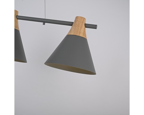 Реечный подвесной светильник NEXT Gray ImperiumLoft