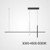 Подвесной светильник SQUIRREL L80 Black Трехцветный свет ImperiumLoft
