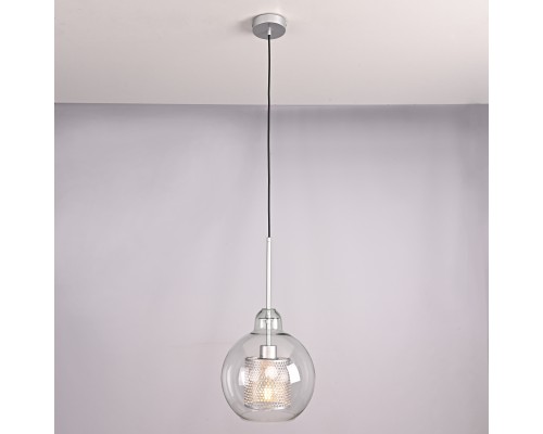 Подвесной светильник CATCH F pear silver D25