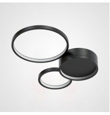 Потолочный светильник TWINE 3 rings Black ImperiumLoft