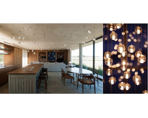 Светильник Bocci 14.1 Single Bubbles Led Crystal Glass 1 Ball