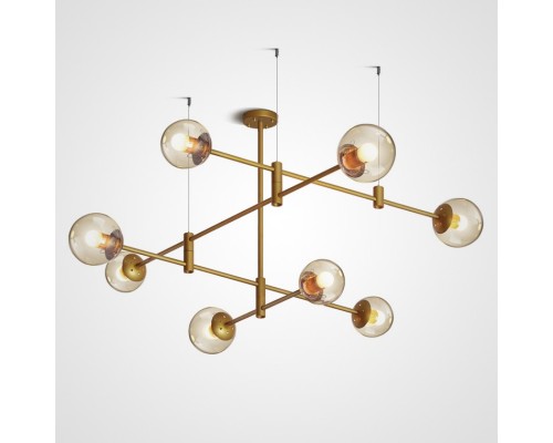 Люстра на штанге GAP золото ImperiumLoft