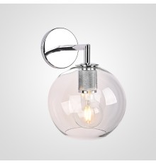Бра RH Utilitaire Globe Shade Single Sconce Silver ImperiumLoft