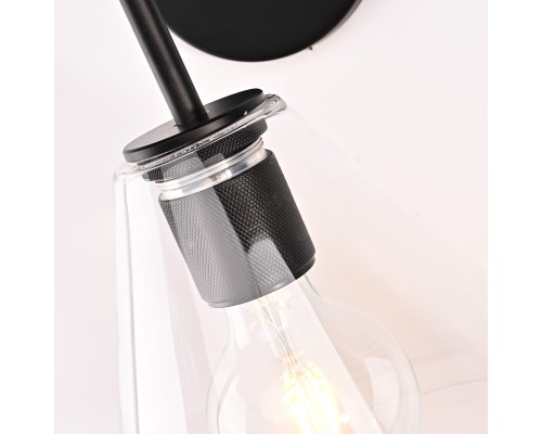 Бра RH Utilitaire Funnel Shade Single Sconce Black