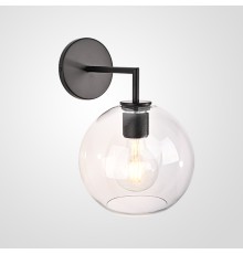Бра RH Utilitaire Globe Shade Single Sconce Black ImperiumLoft