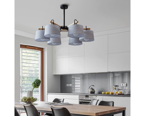 Потолочная люстра EVEN 3 Gray