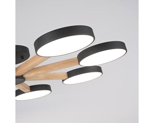 Потолочная люстра TURNA 8 Black