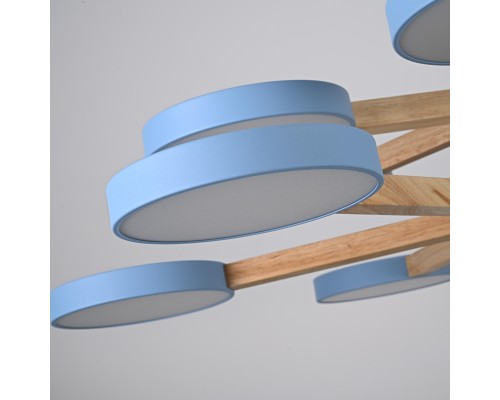 Люстра на штанге TURNA DBL L12 Blue