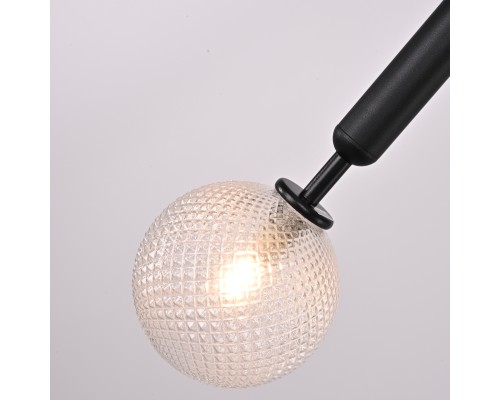 Подвесной светильник RAFFIN Black/Transparent
