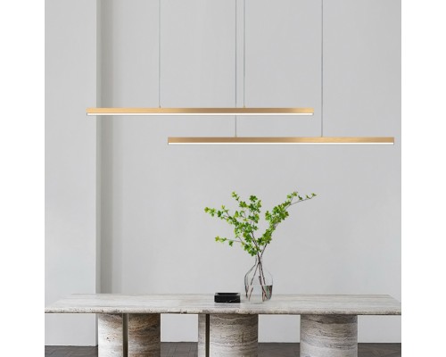 Подвесной светильник HELKEN DUO L115+155 Brass ImperiumLoft